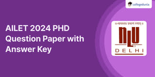 AILET 2024 PHD Question Paper with Solution PDF